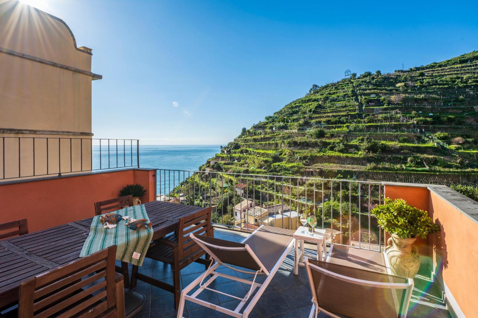 Luxury Seaview Apartments Manarola By Arbaspaa Exterior photo