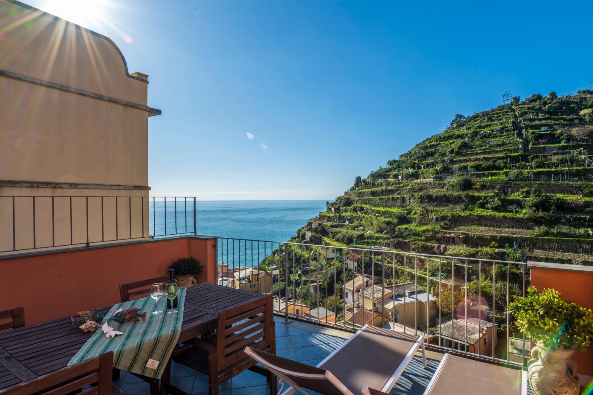 Luxury Seaview Apartments Manarola By Arbaspaa Exterior photo
